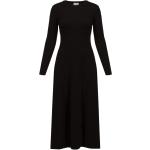Reduzierte Schwarze Allude Maxi Taillierte Kleider aus Wolle für Damen Größe XS für den für den Herbst 