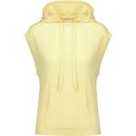 Reduzierte Gelbe Sportliche Allude Kaschmir-Pullover aus Wolle mit Kapuze für Damen Größe XS 
