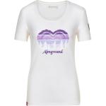 Violette Almgwand T-Shirts für Damen Größe M 