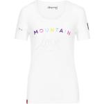 Weiße Kurzärmelige Almgwand T-Shirts für Damen Größe XL für den für den Sommer 