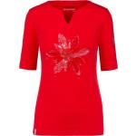 Rote Almgwand T-Shirts aus Baumwolle für Damen Größe XXL 