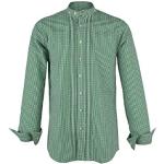 Grüne Gingham Almsach Franz Herrenjeanshemden mit Knopf aus Denim Größe M 
