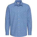 Blaue Langärmelige Herrenlangarmhemden aus Baumwolle Größe XL zum Oktoberfest 