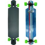 Aloiki Longboard Lines drop through Cruiser Jugend geschenk Skateboard blau grün