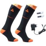 Schwarze Alpenheat Beheizbare Socken aus Baumwolle für Herren Größe 37 