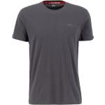 Reduzierte Graue Alpha Industries Inc. T-Shirts aus Baumwolle für Herren Größe XL 