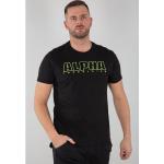 Reduzierte Schwarze Alpha Industries Inc. T-Shirts für Herren Größe M 