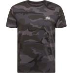 Reduzierte Bunte Camouflage Alpha Industries Inc. T-Shirts für Herren Größe S 