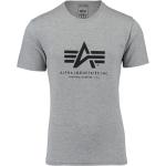 Silberne Alpha Industries Inc. T-Shirts Metallic aus Baumwolle für Herren Größe XL 1-teilig 