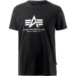 Schwarze Alpha Industries Inc. T-Shirts Metallic aus Baumwolle für Herren Größe M 1-teilig 