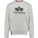 Reduzierte Weiße Casual Alpha Industries Inc. Herrensweatshirts aus Baumwolle Größe 3 XL 