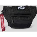 Schwarze Unifarbene Alpha Industries Inc. Herrenbauchtaschen & Herrenhüfttaschen mit Riemchen aus Nylon 