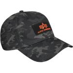 Schwarze Camouflage Alpha Industries Inc. Basecaps für Kinder & Baseball-Caps für Kinder aus Baumwolle 