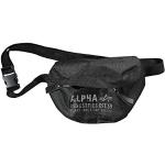 Schwarze Alpha Industries Inc. Herrenbauchtaschen & Herrenhüfttaschen mit Reißverschluss 