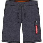 Anthrazitfarbene Alpha Industries Inc. Cargo-Shorts aus Baumwolle für Herren Größe XL 