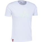 Reduzierte Weiße Alpha Industries Inc. T-Shirts für Herren Größe M 