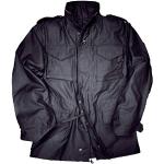 ALPHA INDUSTRIES M-65 Field Jacket original Army Nyco Satin, Größe:S, Farbe:Black