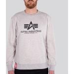 Reduzierte Braune Alpha Industries Inc. Herrensweatshirts aus Baumwolle Größe L 