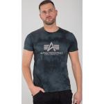 Graue Batik Alpha Industries Inc. T-Shirts aus Baumwolle für Herren Größe XL 