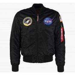 Alpha IndustriesMA-1 VF NASA Mann schwarze Jacke