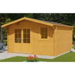 Reduzierte Alpholz Design Gartenhäuser 34mm aus Holz mit Satteldach 
