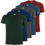 ALPIDEX Herren T-Shirts 5er Set Rundhals einfarbig S M L XL XXL 3XL 4XL 5XL, Größe:M, Farbe:Earth