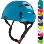 ALPIDEX Universal Kletterhelm für Jugendliche und Erwachsene EN12492 Klettersteighelm in unterschiedlichen Farben, Farbe:Turquoise Blue