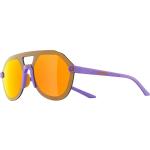 Orange Alpina Runde Verspiegelte Sonnenbrillen 