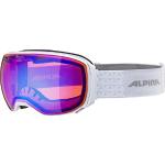 ALPINA BIG HORN Q-LITE - Verspiegelte, Kontrastverstärkende Skibrille Mit 100% UV-Schutz Für Erwachsene, white, One Size