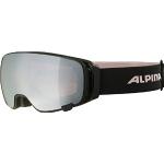 ALPINA DOUBLE JACK MAG Q-LITE - Verspiegelte, Kontrastverstärkende Wechselscheiben OTG Skibrille Mit 100% UV Schutz Für Erwachsene, black-rose, One Size