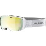 Alpina Estetica QV - white gloss mirror gold - Damen / Mädchen Skibrille - Gr. S  