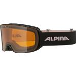 ALPINA NAKISKA - Beschlagfreie, Extrem Robuste & Bruchsichere OTG Skibrille Mit 100% UV-Schutz Für Erwachsene, black-rose matt, One Size
