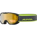 Alpina Pheos Junior Mirror Skibrille (833 black/neon matt, Scheibe: Q-Lite gold (S2))