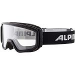 ALPINA SCARABEO - Kontrastverstärkende, Beschlagfreie & Bruchsichere OTG Skibrille Mit 100% UV-Schutz Für Erwachsene, black Dclear, One Size
