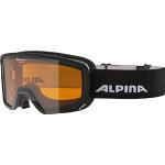 ALPINA SCARABEO S - Beschlagfreie, Extrem Robuste & Bruchsichere OTG Skibrille Mit 100% UV-Schutz Für Erwachsene, black, One Size