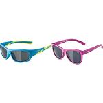 Blaue Alpina Flexxy Kids Outdoor Sonnenbrillen für Kinder 