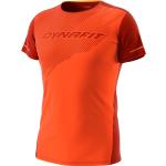 Reduzierte Orange Kurzärmelige Dynafit T-Shirts aus Polyester für Herren Größe M für den für den Sommer 