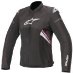 Pinke Alpinestars Übergangsjacken mit Reißverschluss aus Leder mit Reflektoren für Damen Größe XL 