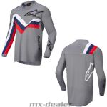 Alpinestars Racer Braap Grau MX Motocross Cross Jersey Shirt MTB Enduro XXL