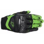 Alpinestars S-MX 2 Air Carbon Motorradhandschuhe (schwarz/grün) Größe: 8 Farbe: Schwarz,Grün 'Handschuhe'