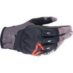 Alpinestars Techdura Motocross Handschuhe, schwarz-grau-rot, Größe XL