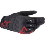 Alpinestars Techdura Motocross Handschuhe, schwarz-rot, Größe XL