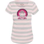 Pinke Alprausch T-Shirts aus Baumwolle für Damen Größe L 