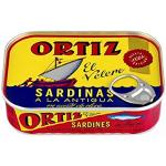 Altsardinen in Olivenöl 140g Ortiz (Pack 20 Stück)