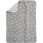 Graue Sterne Alvi Babydecken aus Baumwolle maschinenwaschbar 75x100 