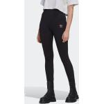 Reduzierte Schwarze adidas Originals 7/8 Leggings aus Jersey für Damen Größe M 