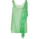 Reduzierte Grüne ALYSI T-Shirts aus Seide für Damen Größe XS 