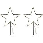 AM Design LED Stern »3 Sterne«, Gartenstecker, schwarz