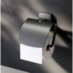 Schwarze Minimalistische Toilettenpapierhalter & WC Rollenhalter  aus Edelstahl 