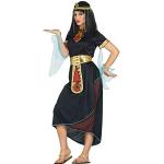 Schwarze Cleopatra-Kostüme für Damen Größe L 